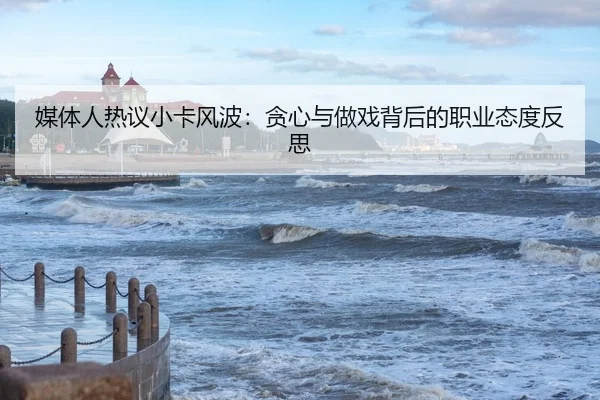 媒体人热议小卡风波：贪心与做戏背后的职业态度反思